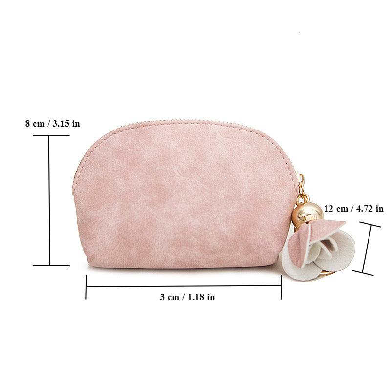 Frosted Small Coin Purse | Chic &amp; Compact for Convenient Storage