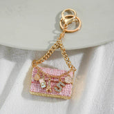 Small Fragrant Wind Metal Bag Keychain