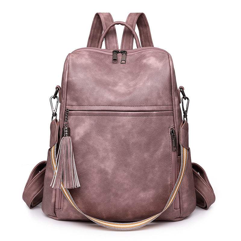 Elegant PU Leather Backpack | The Perfect Companion for Outings