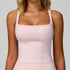 Wide Shoulder Straps Sport Tank Top with Removable Chest Pad