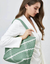 Large Capacity Handmade Woven Tote Bag