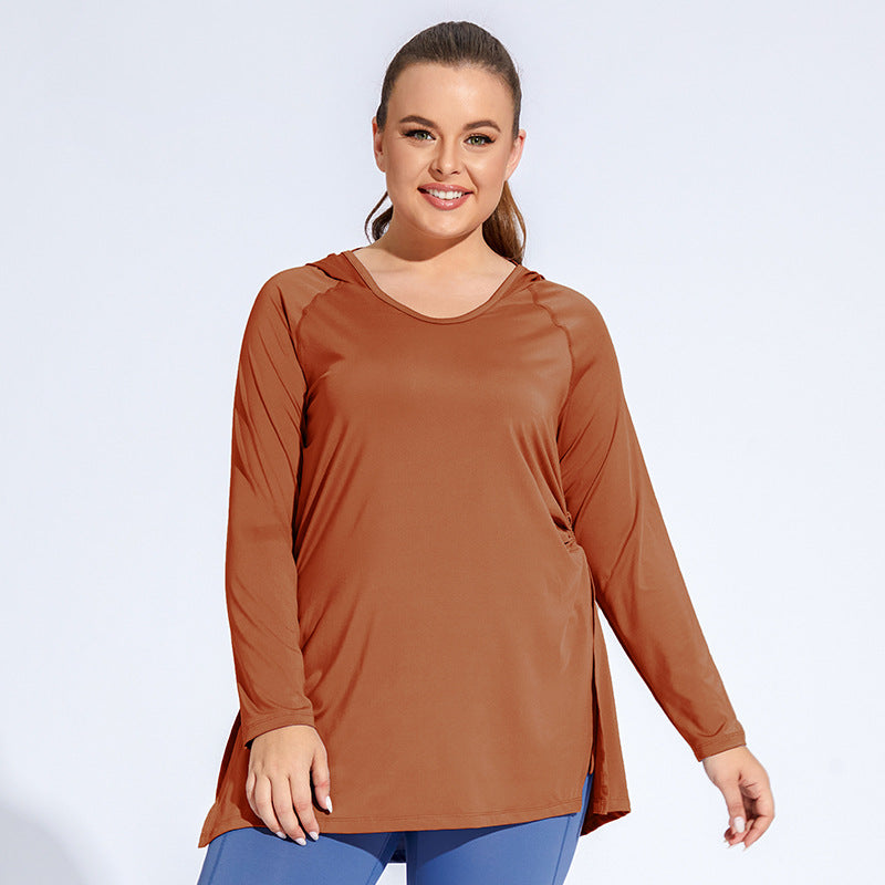 Plus Size Long Sleeve Hoodie