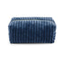 Vertical Stripes Corduroy Cosmetic Bag | Ideal for Travel Essentials