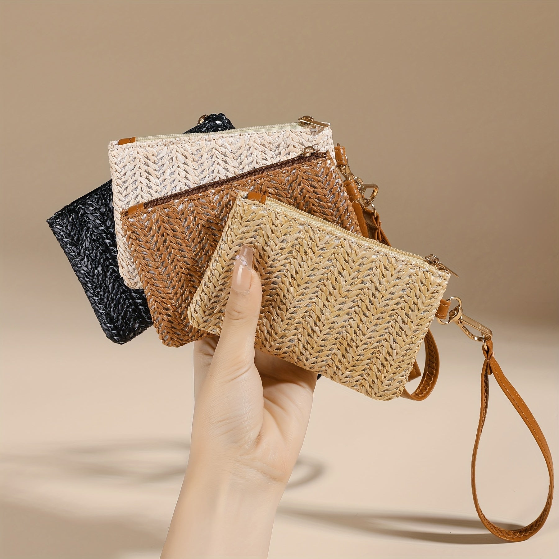 Woven Pattern Mini Coin Purse