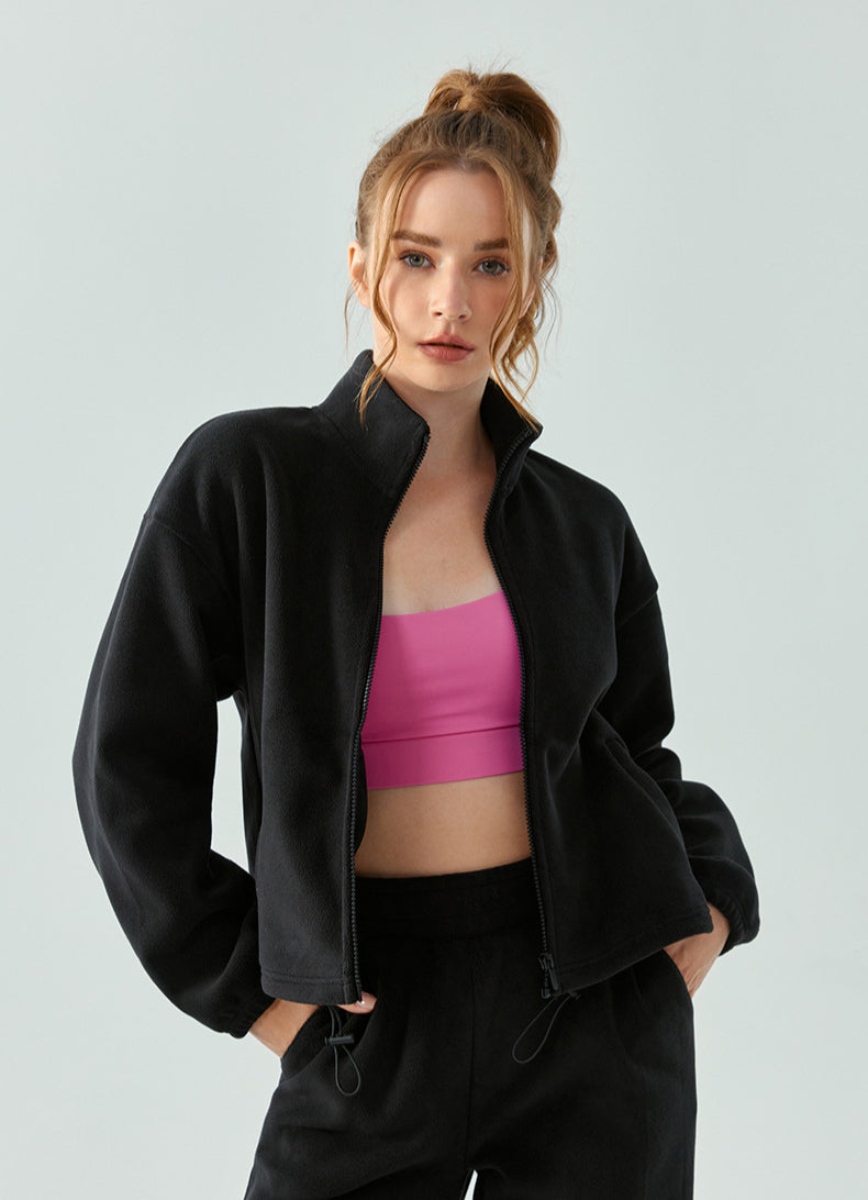 Women Sports Thick Coat with Pockets