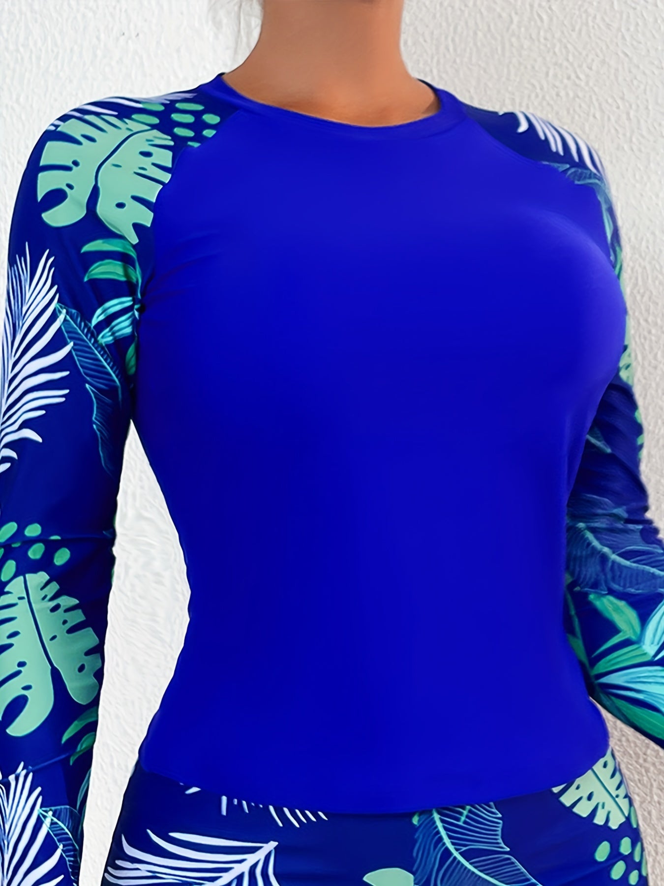 2 Piece Long Sleeve Tankini Set