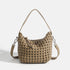 PU Handmade Woven Bucket Shape Tote Bag | Stylish & Unique Design