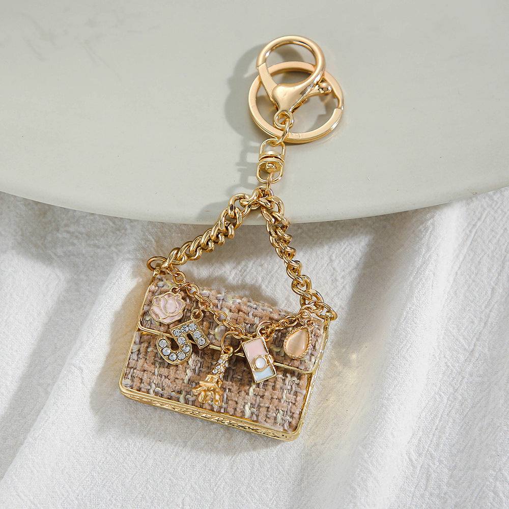 Small Fragrant Wind Metal Bag Keychain | Perfect for Everyday Style