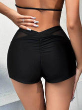 Mesh High Waist Swimsuit Short