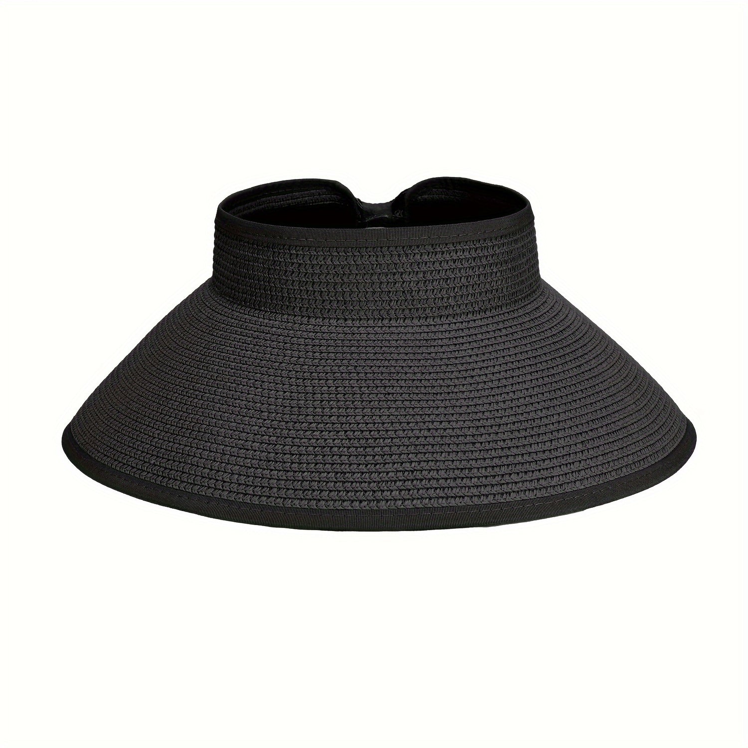 Foldable Wide Brim Sun Hat with Hook and Loop Closure