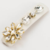 Rhinestone Metal Snap Hair Clips Crystal Hair Barrettes
