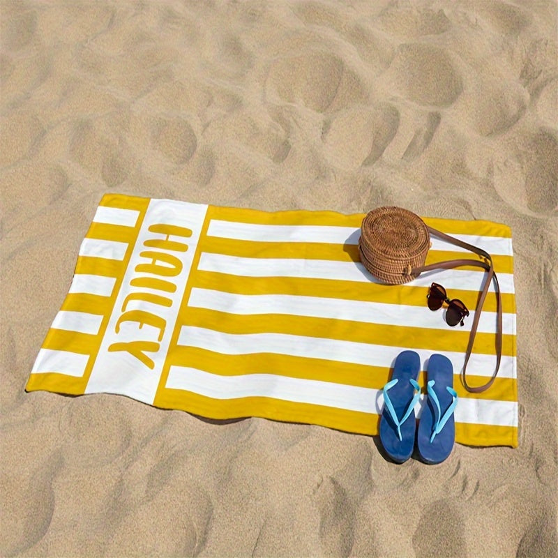 Stripe Pattern Beach Towel