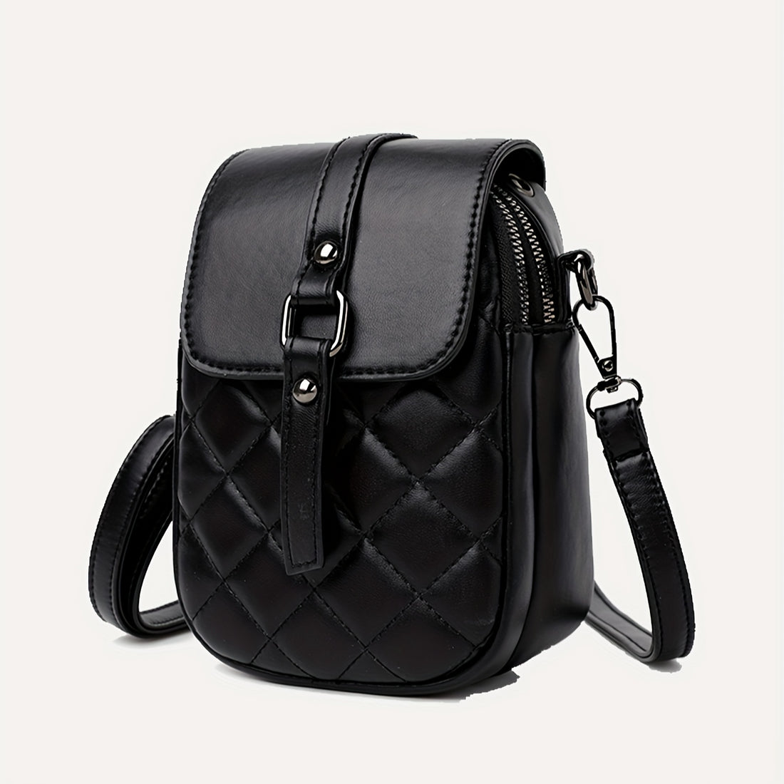 Mini Argyle Quilted Crossbody Bag