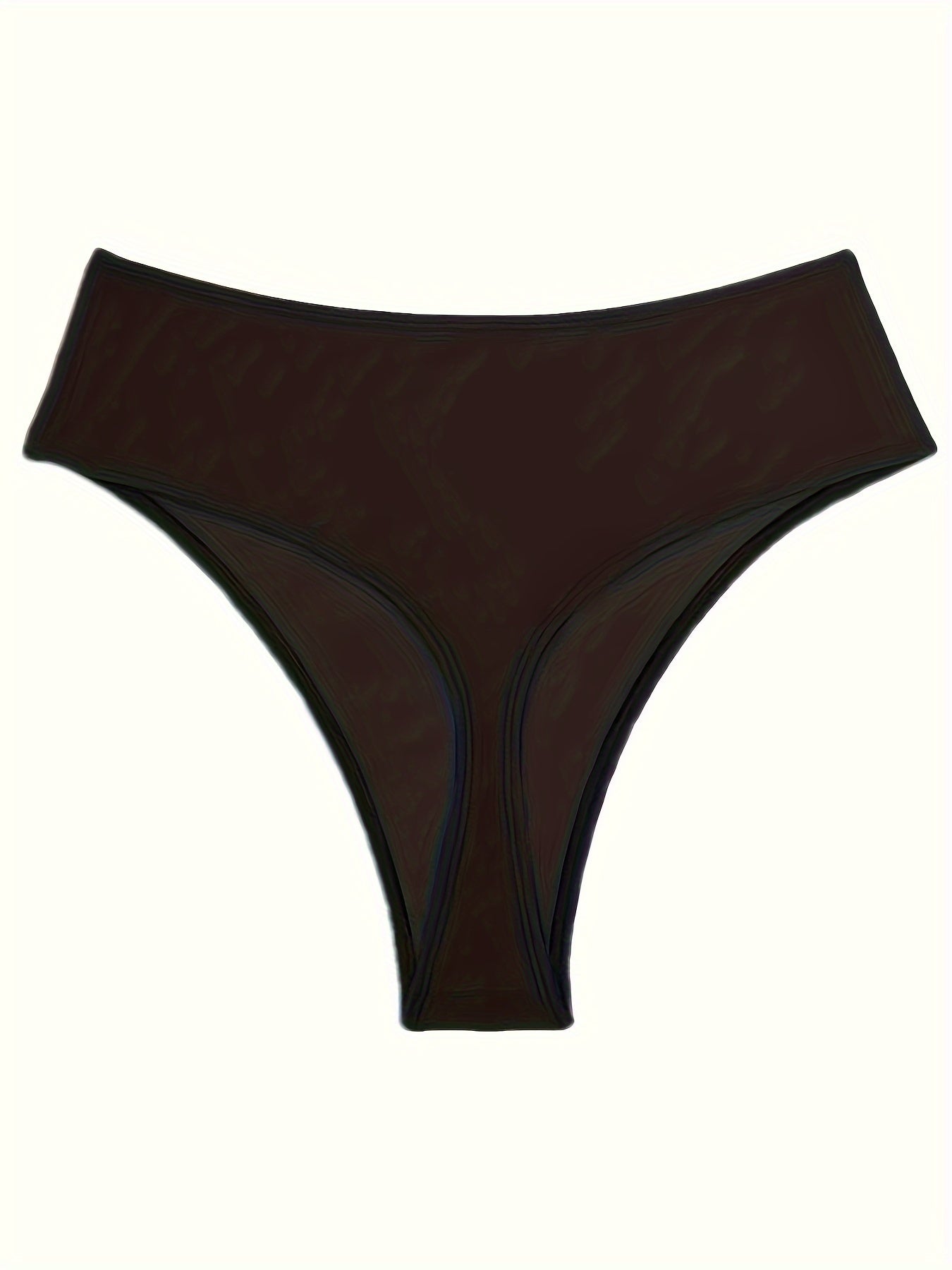 High Waisted Thong Swim Briefs