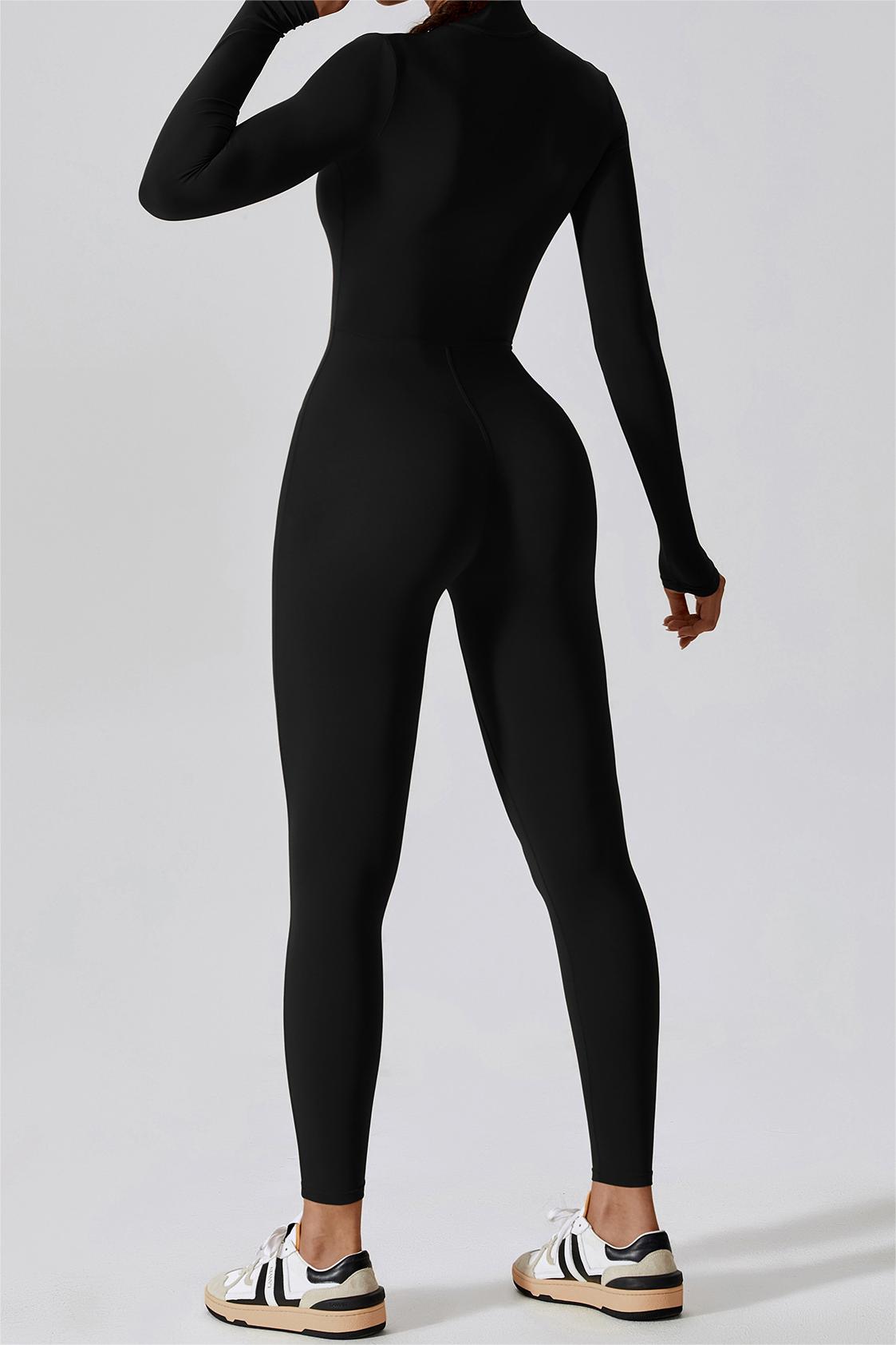 Long Sleeve Activewear Jumpsuit | Stylish &amp; Functional Athletic Wear