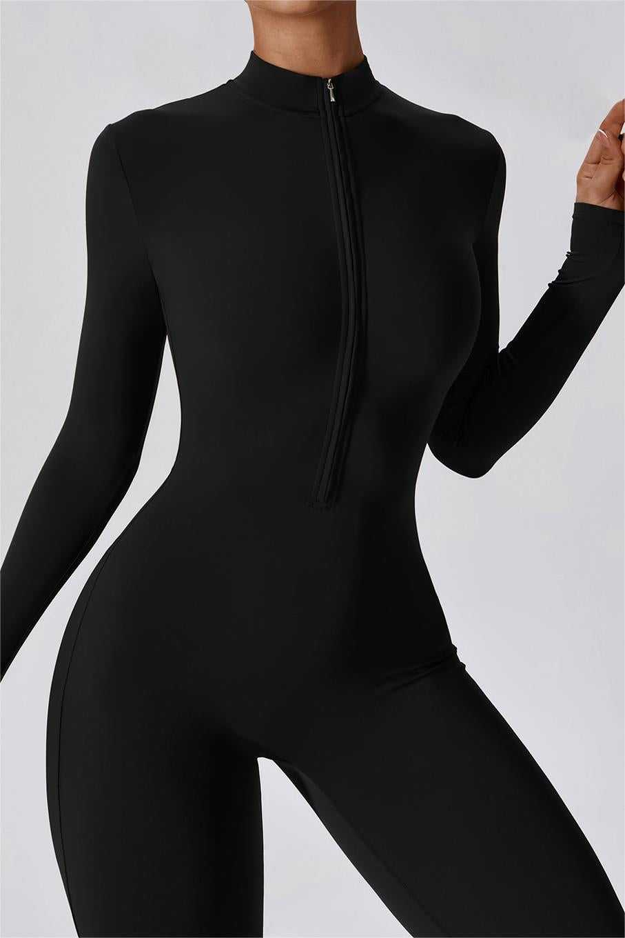 Long Sleeve Activewear Jumpsuit | Stylish &amp; Functional Athletic Wear