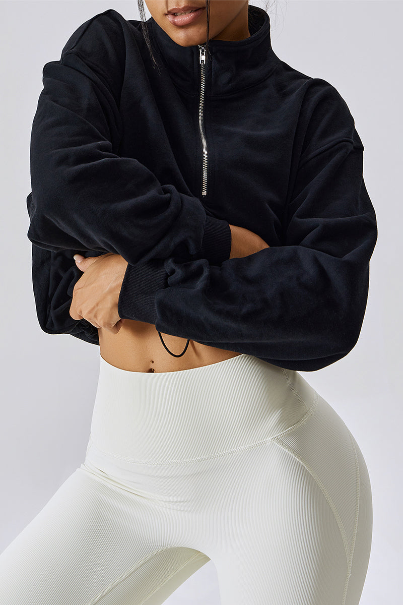 Front Closure Pullover Sweatshirt | Relaxed Fit for Ultimate Comfort