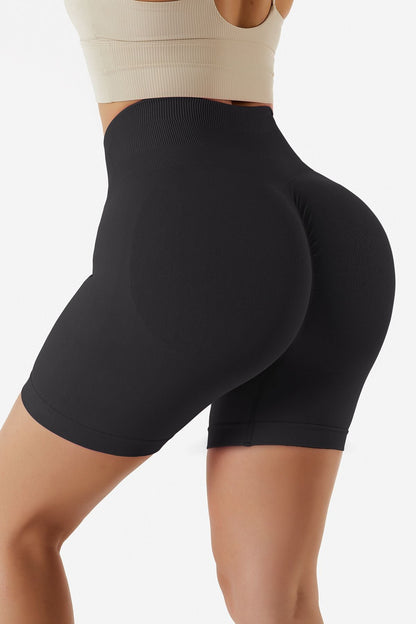 High Rise Scrunch-Butt Shorts - Flattering Fit for All-Day Comfort