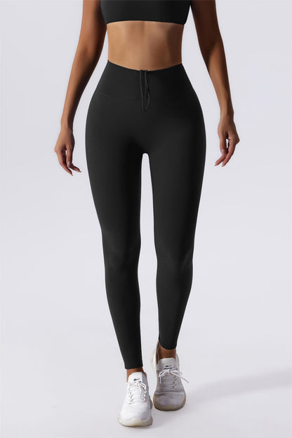 Scrunch Leggings with Drawstring - Stylish and Comfortable Choice