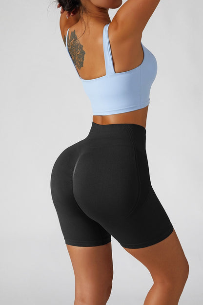 High-Rise Scrunch Bum Shorts