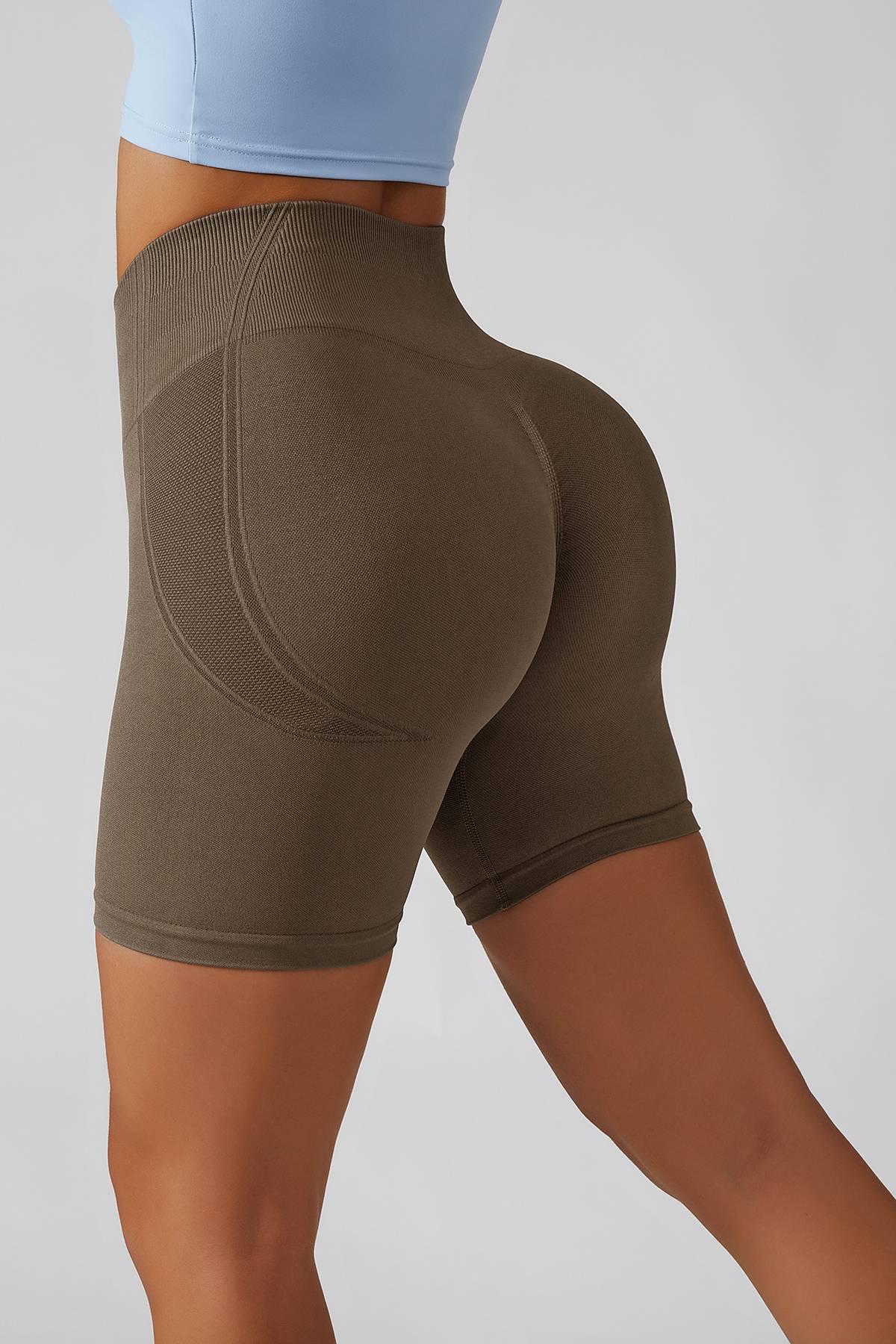 High-Rise Scrunch Bum Shorts