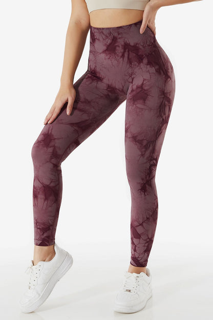 Tie Dyed Scrunch Butt Leggings