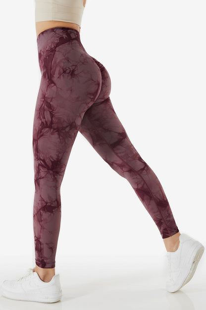 Tie Dyed Scrunch Butt Leggings