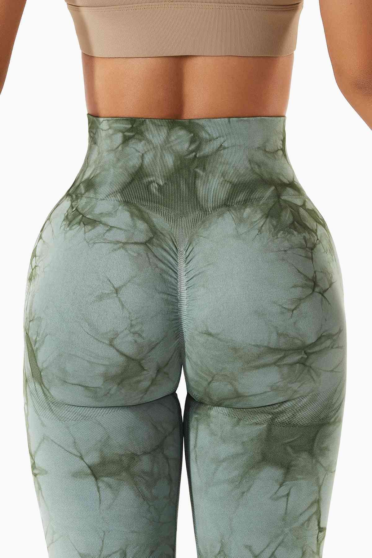 Tie Dyed Scrunch Butt Leggings