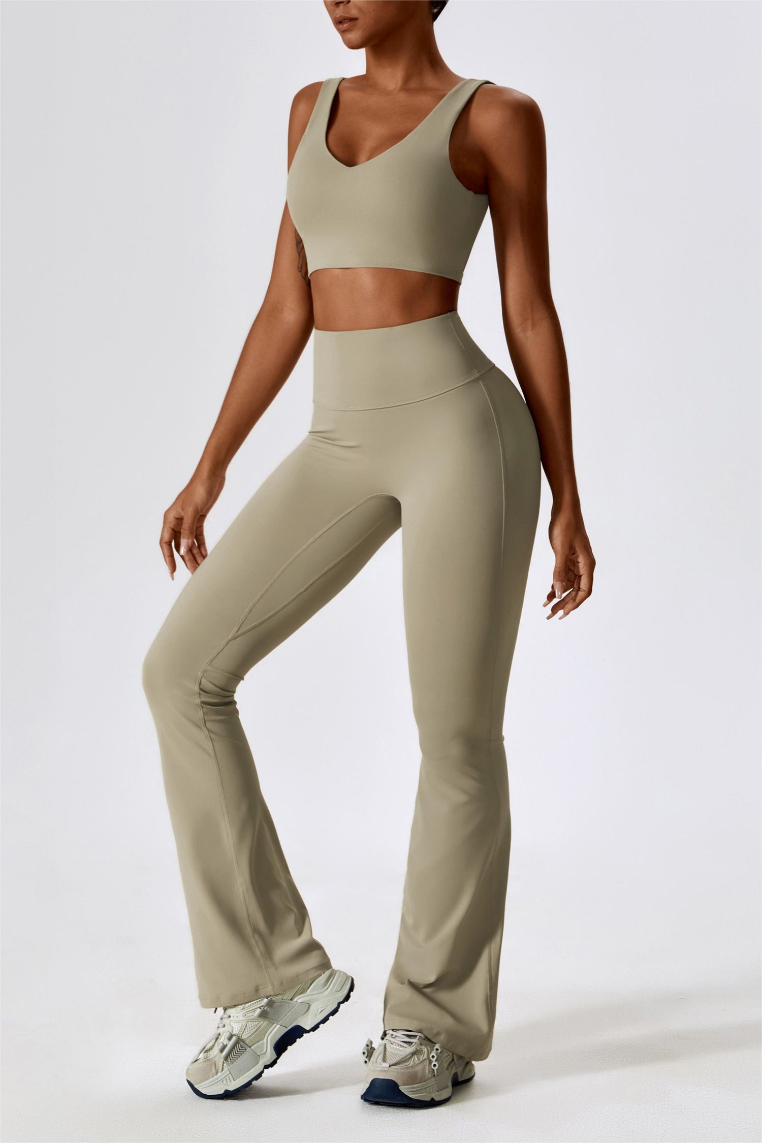 High-Rise Bootcut Flared Scrunch Legging | Trendy &amp; Comfortable Fit