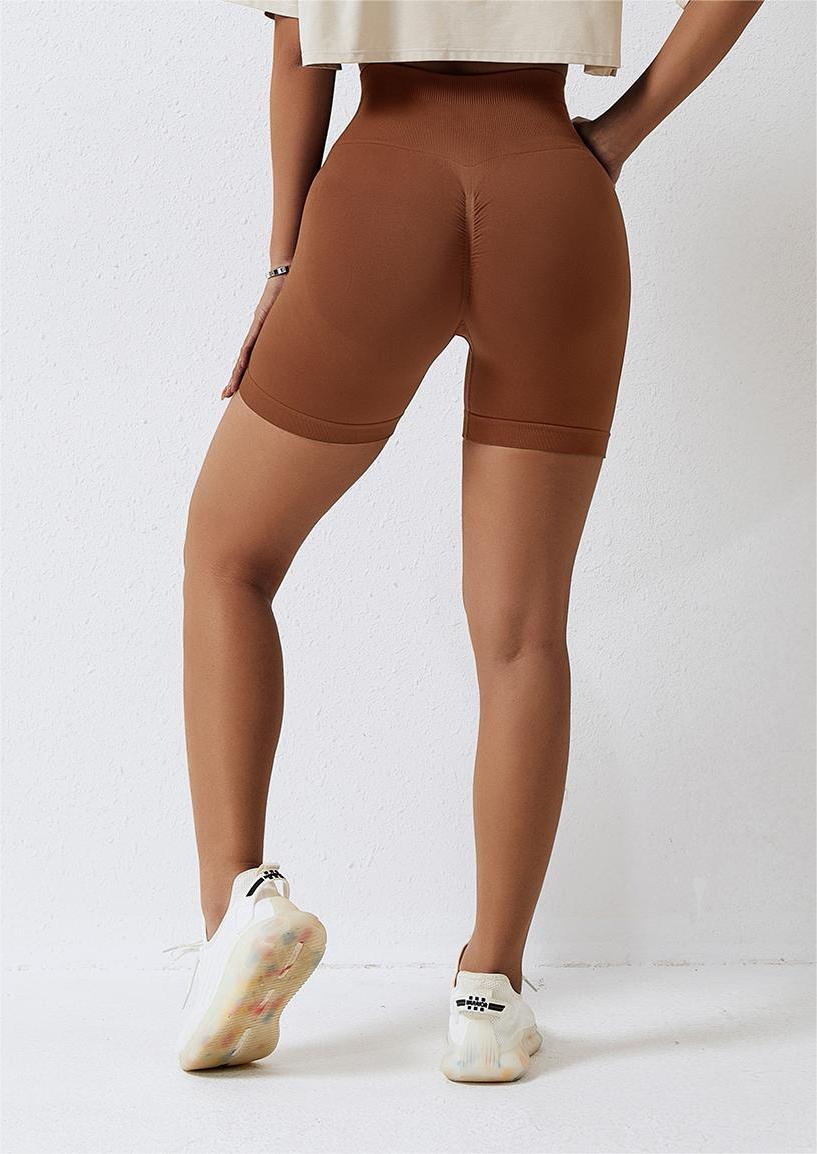 High Rise Scrunch-Butt Shorts - Flattering Fit for All-Day Comfort