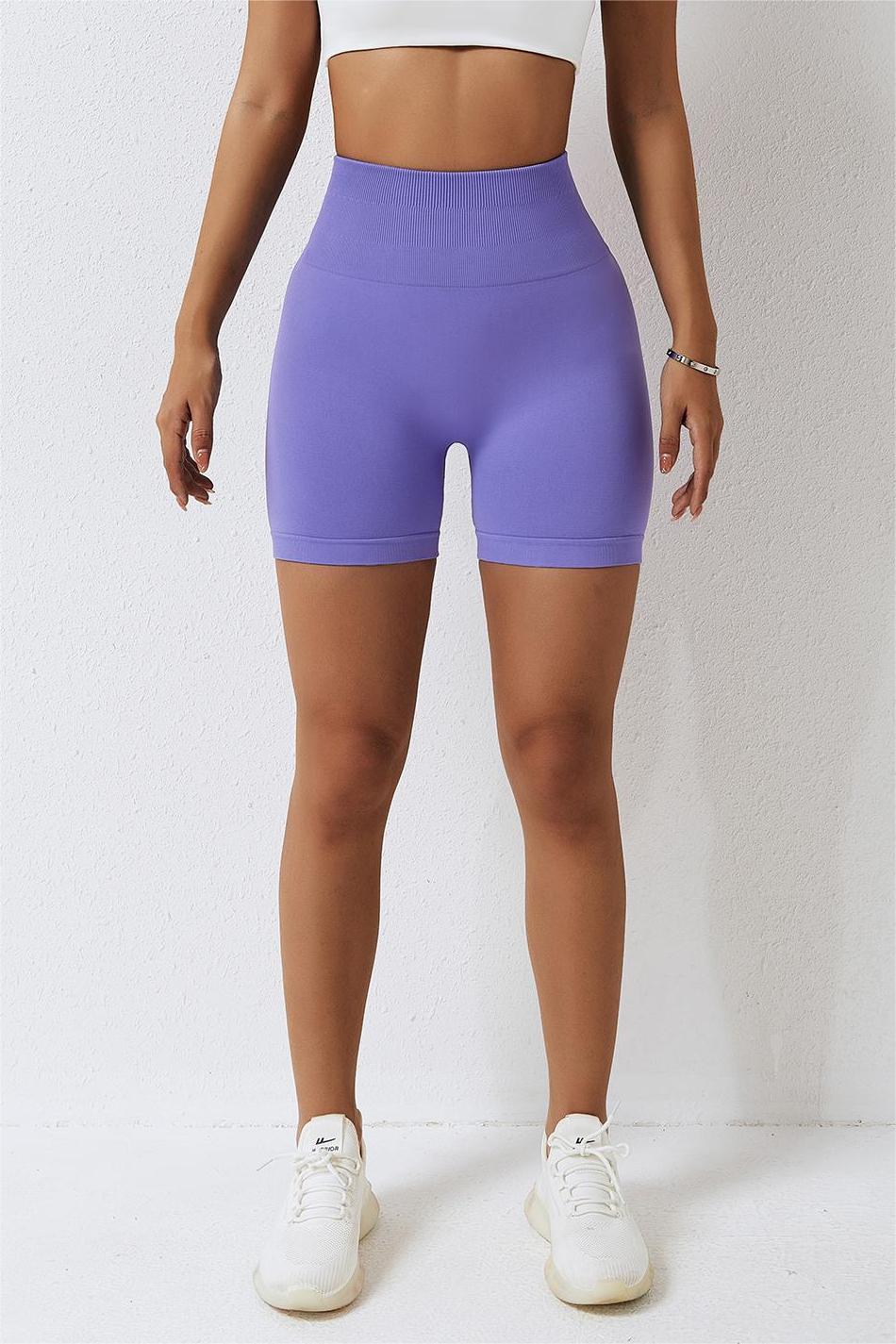 High Rise Scrunch-Butt Shorts - Flattering Fit for All-Day Comfort