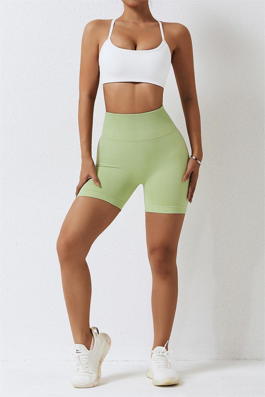 High Rise Scrunch-Butt Shorts - Flattering Fit for All-Day Comfort