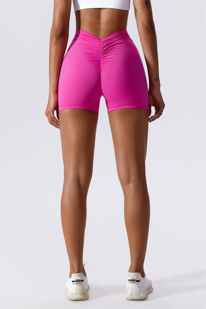 V-Back Scrunch Butt Shorts - Stylish, Comfortable &amp; Shaping