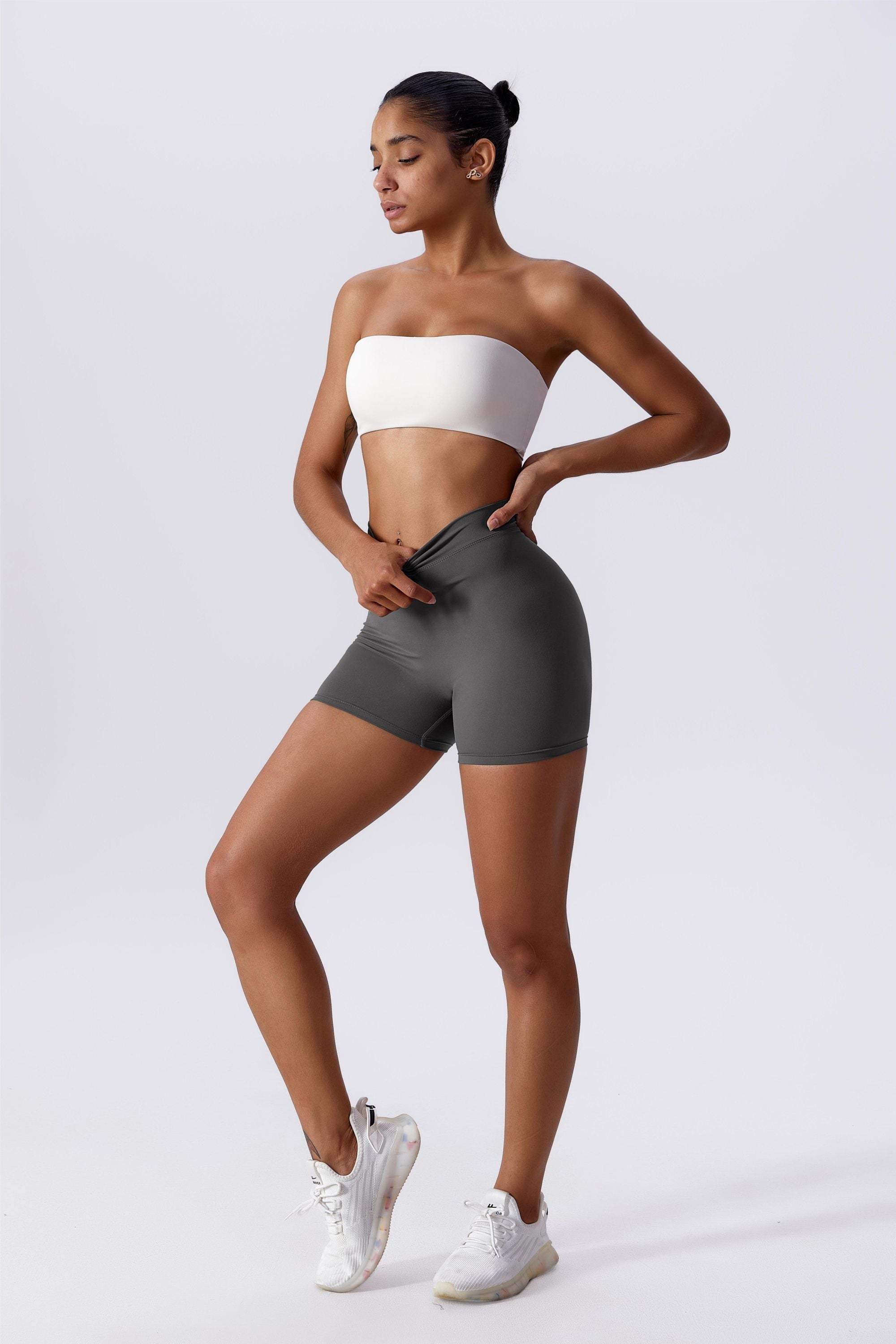 V-Back Scrunch Butt Shorts - Stylish, Comfortable &amp; Shaping