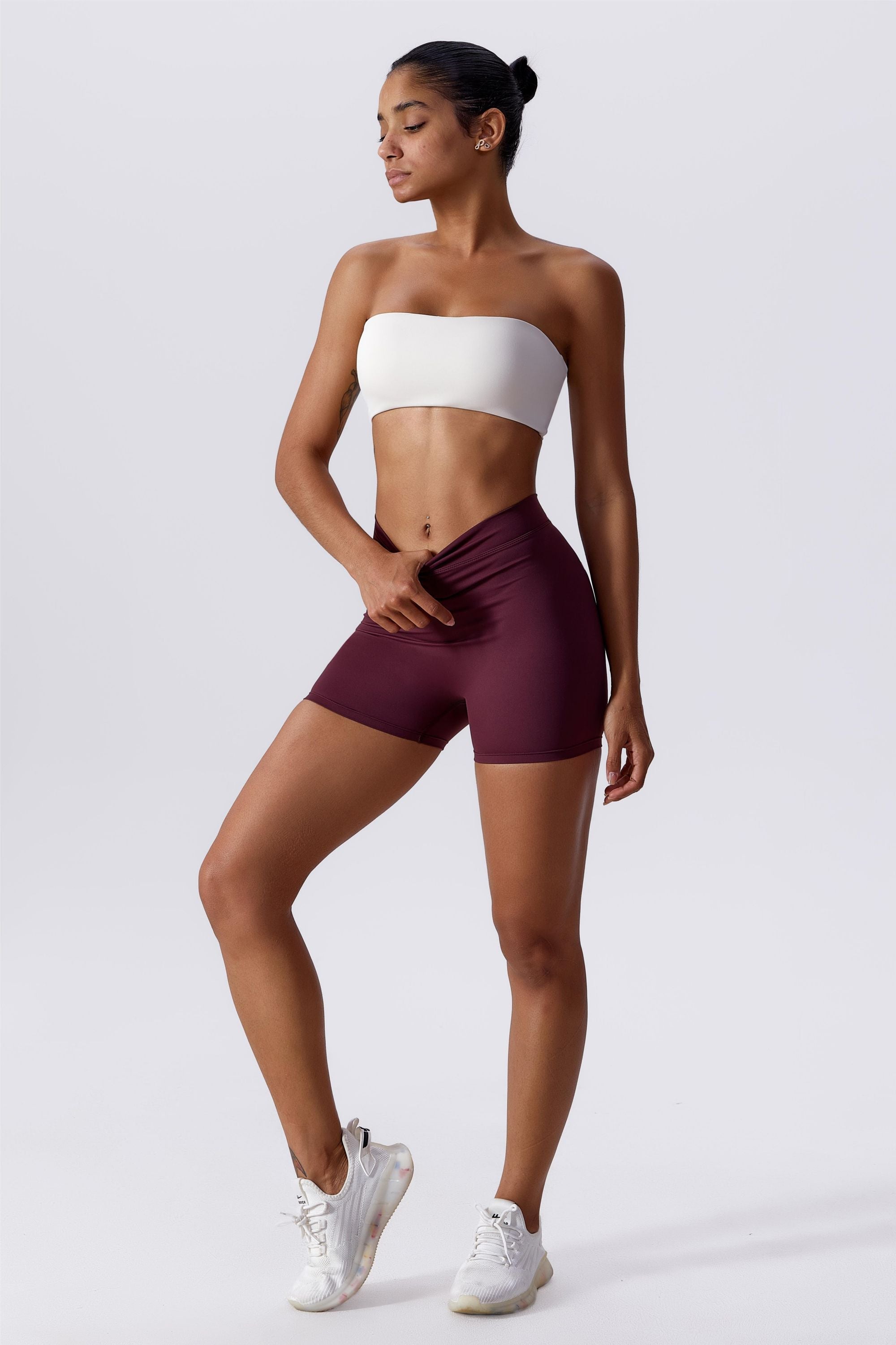 V-Back Scrunch Butt Shorts - Stylish, Comfortable &amp; Shaping