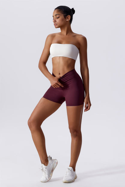 V-Back Scrunch Butt Shorts - Stylish, Comfortable &amp; Shaping