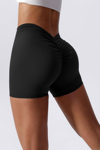 V-Back Scrunch Butt Shorts - Stylish, Comfortable &amp; Shaping