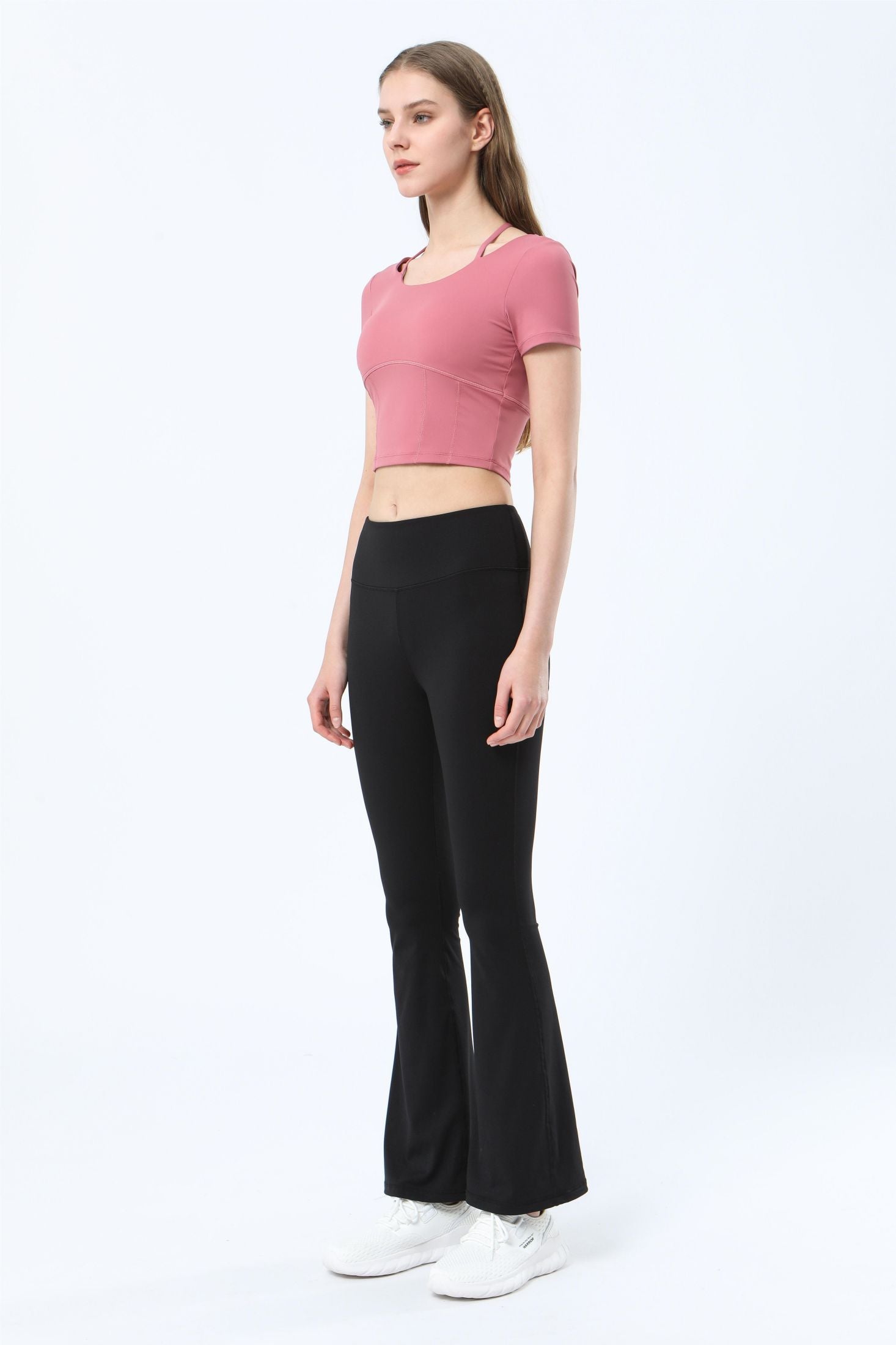 High-Rise Flare Pants