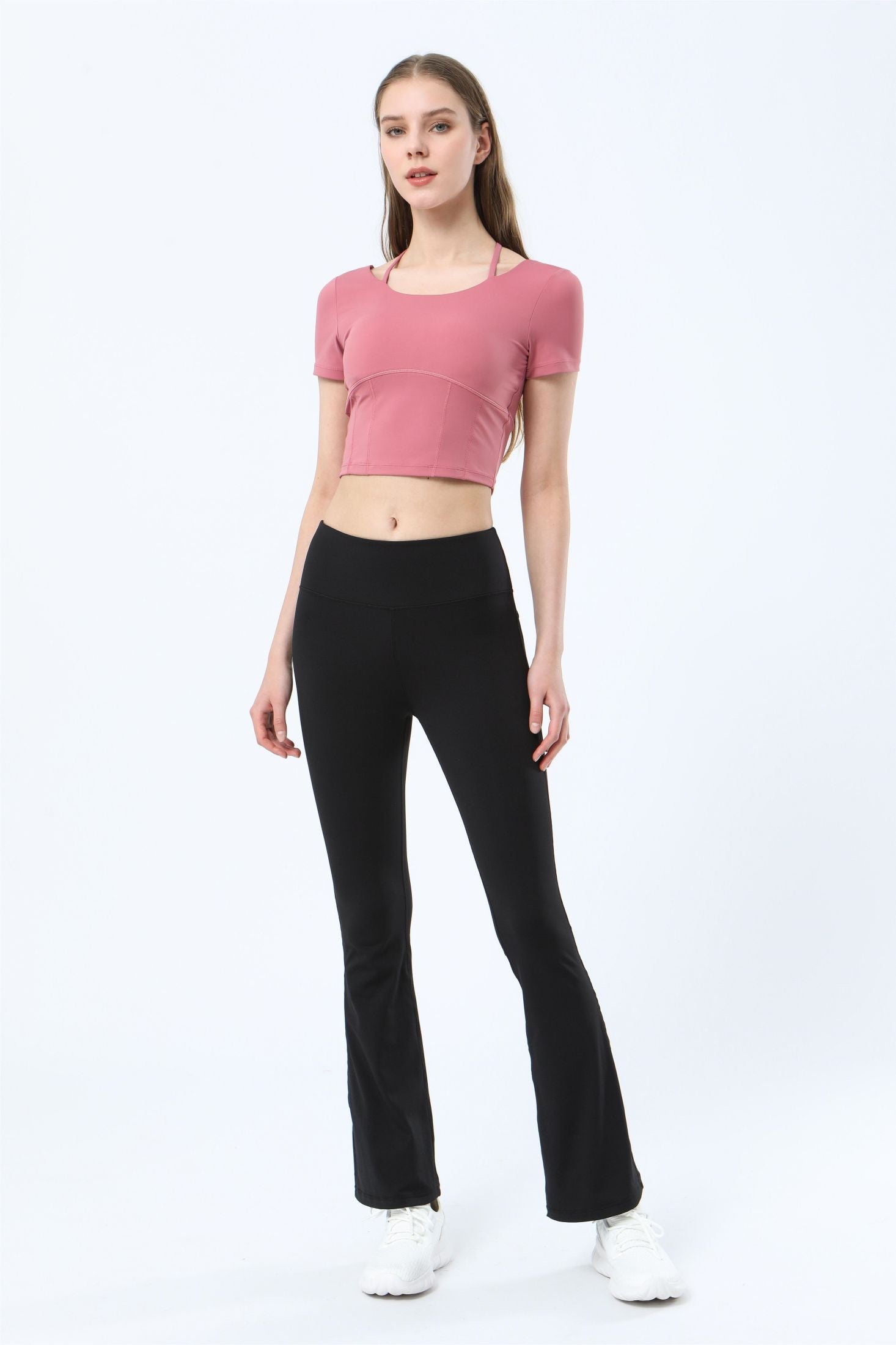 High-Rise Flare Pants