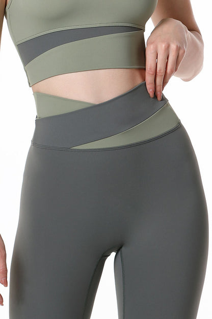 High-Rise Colorblock Sport Leggings | Trendy Activewear for Women