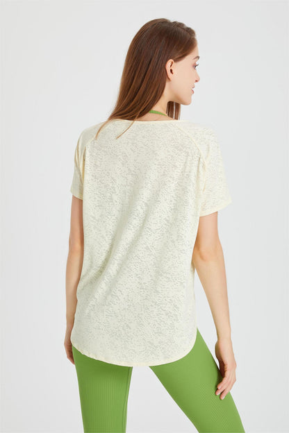 Lapel Jacquard Short Sleeve T-Shirt | Elegant &amp; Stylish Design