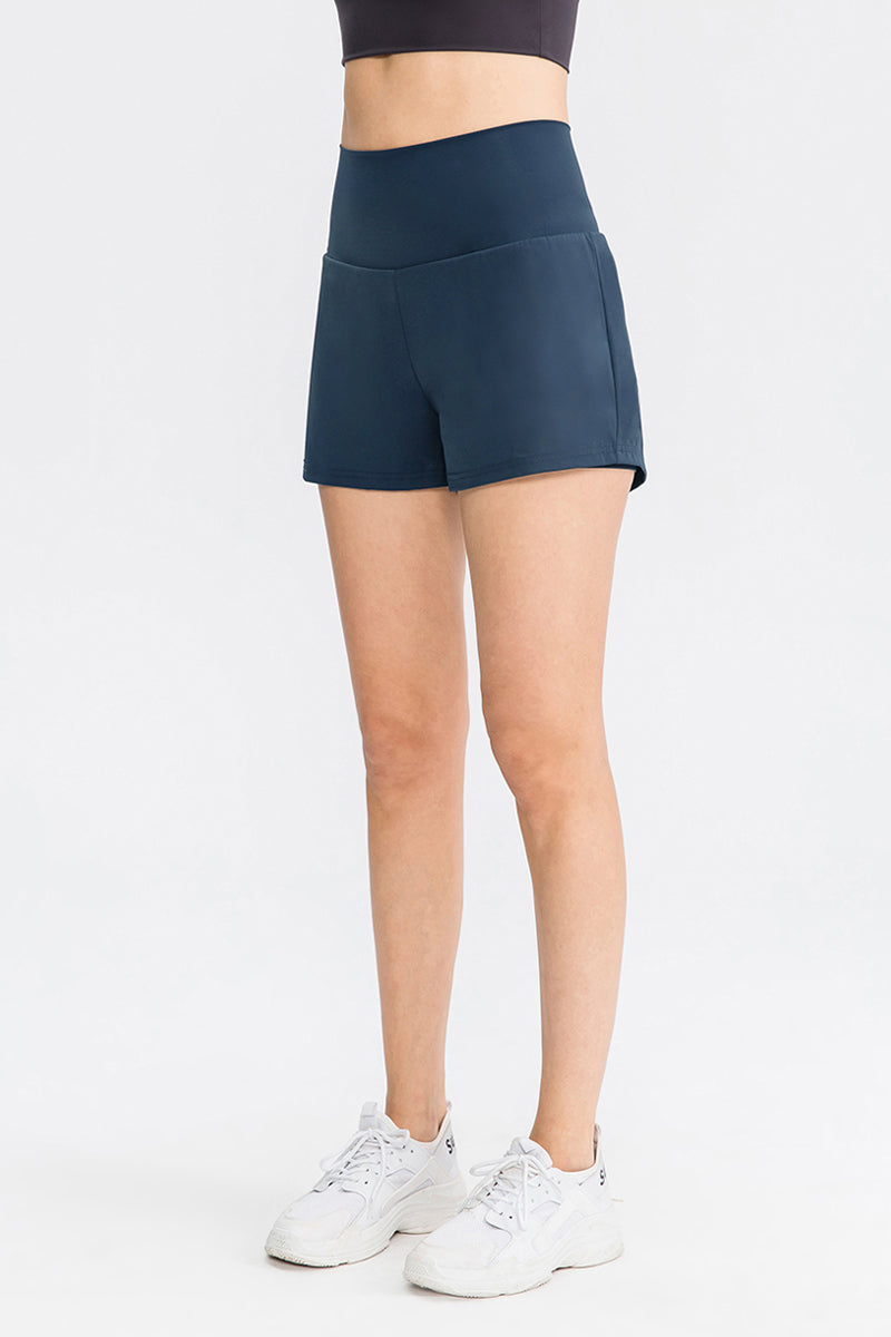 High-Rise Track Running Shorts