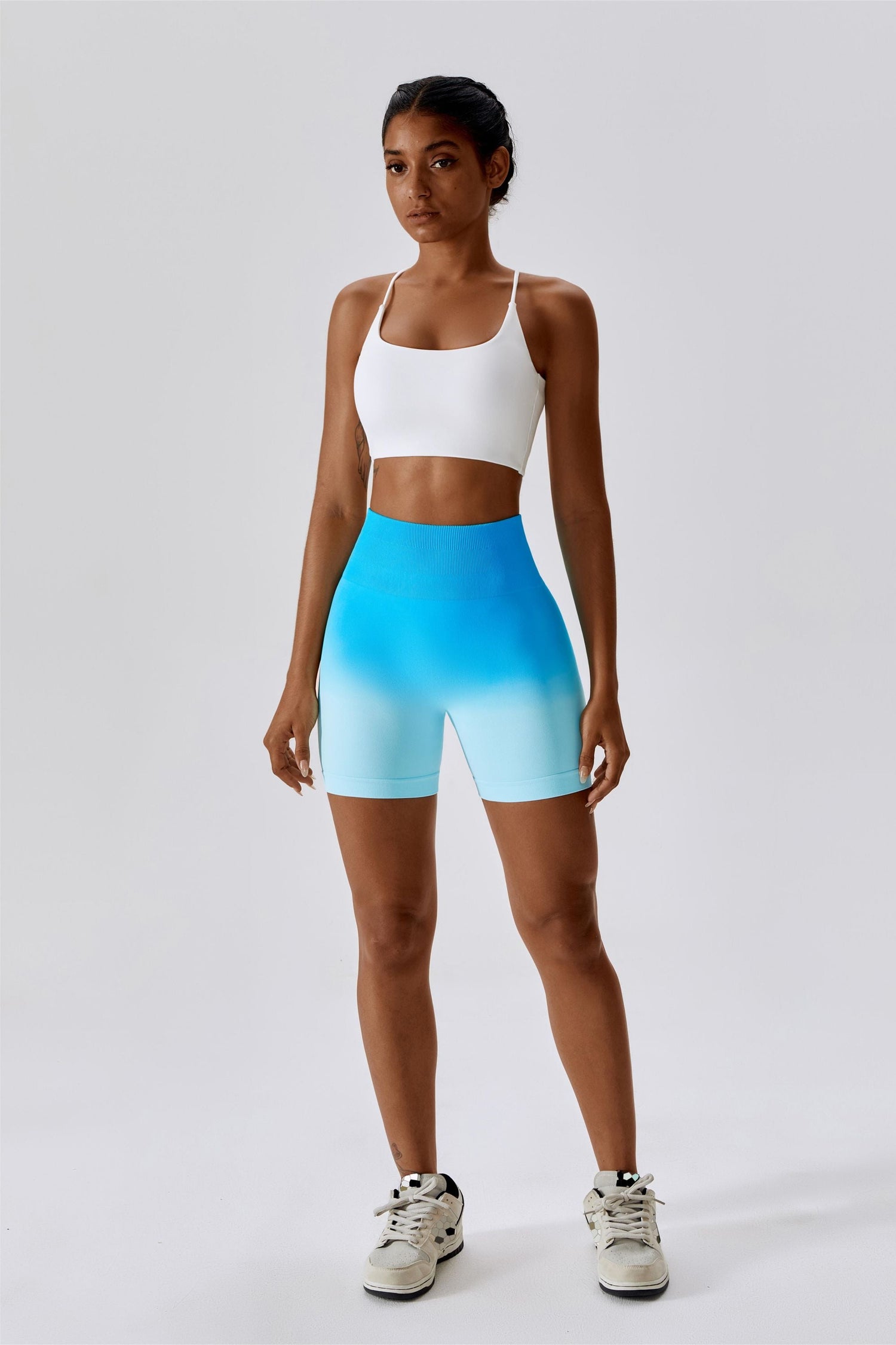 Ombre Seamless Scrunch Butt Shorts