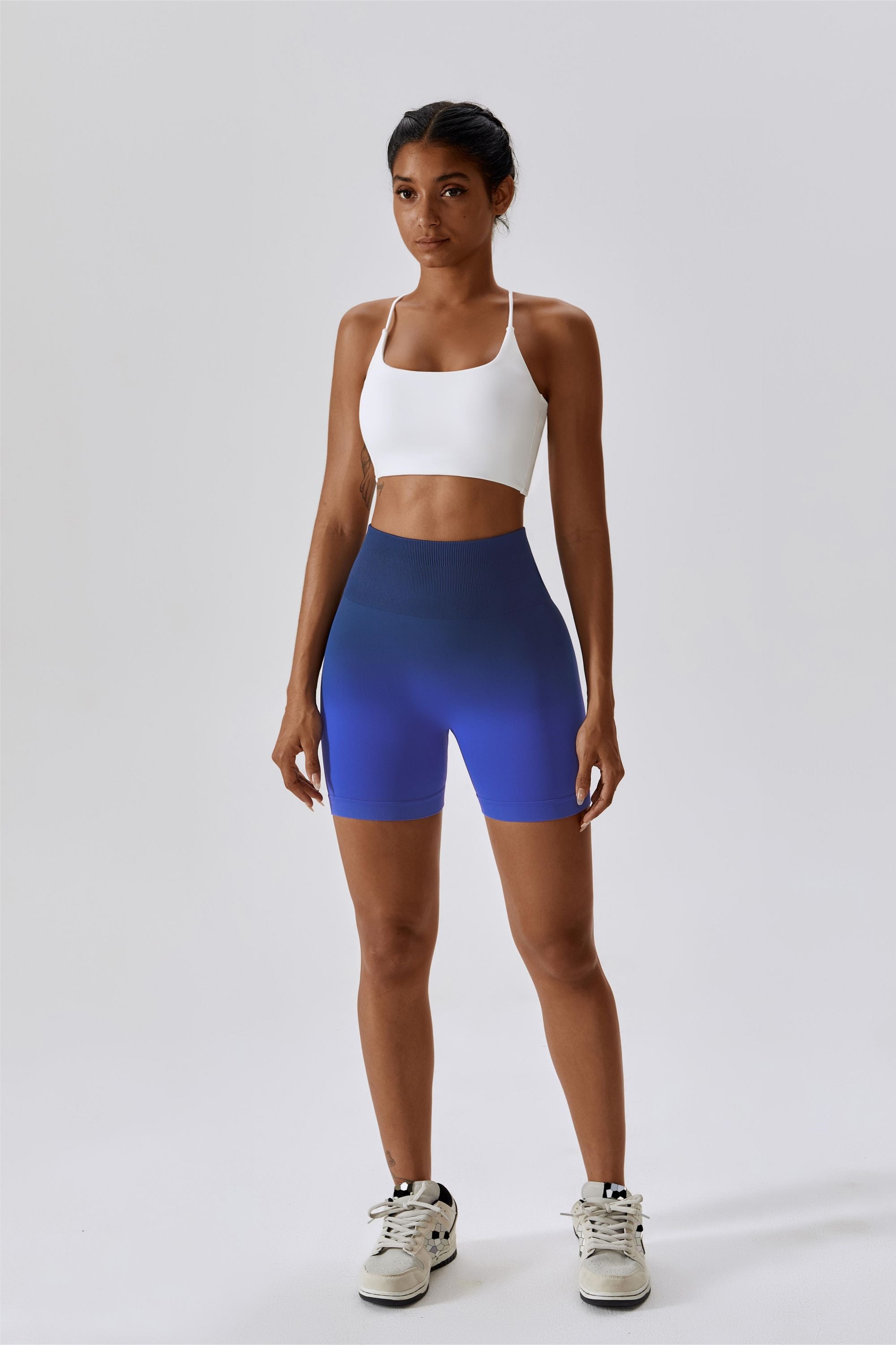 Ombre Seamless Scrunch Butt Shorts