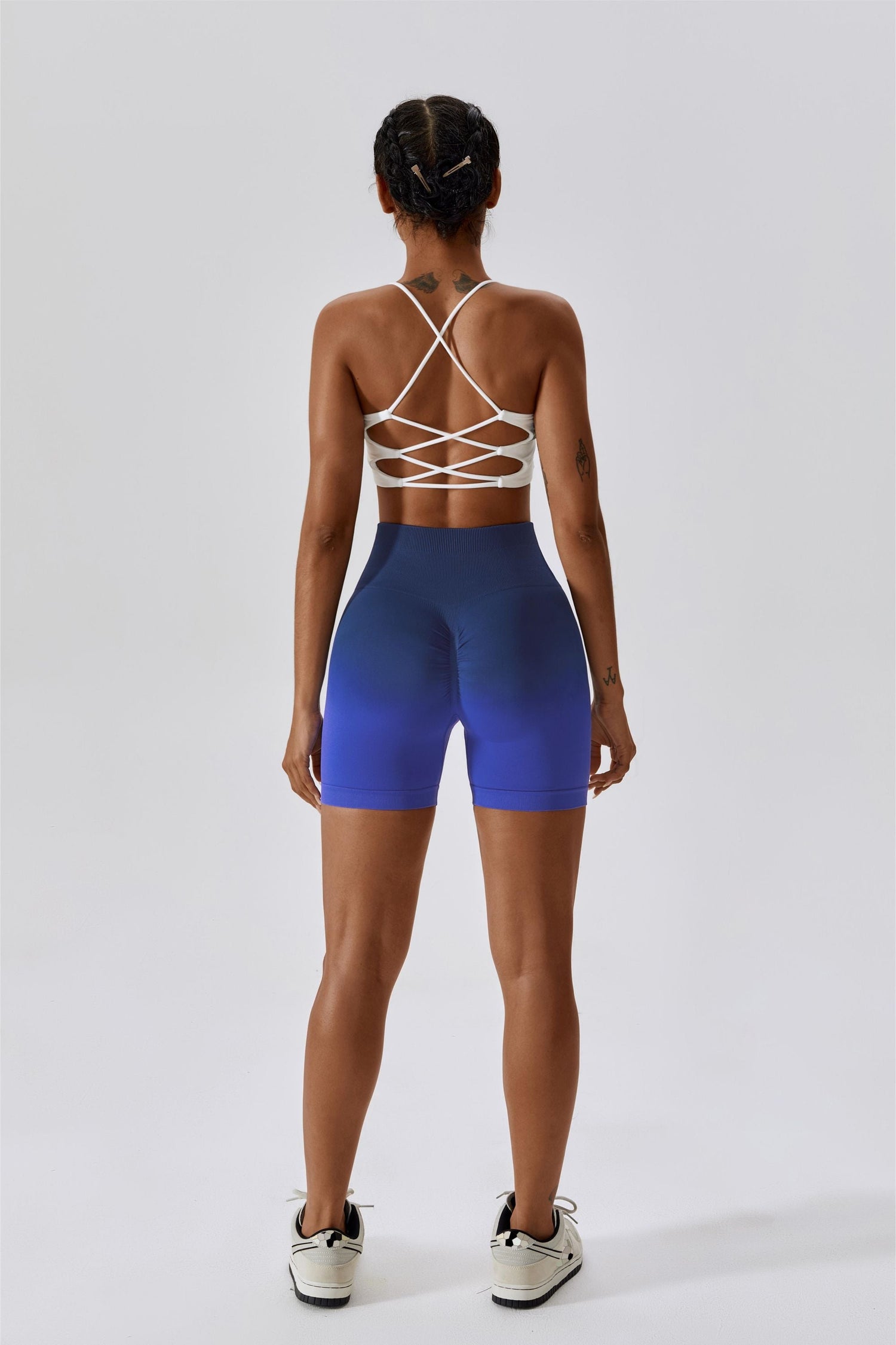 Ombre Seamless Scrunch Butt Shorts