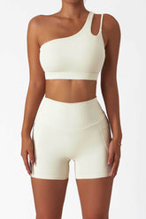One Shoulder Sports Bra