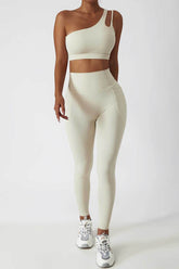 One Shoulder Sports Bra