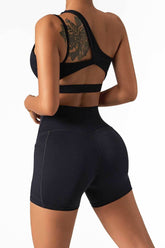 One Shoulder Sports Bra