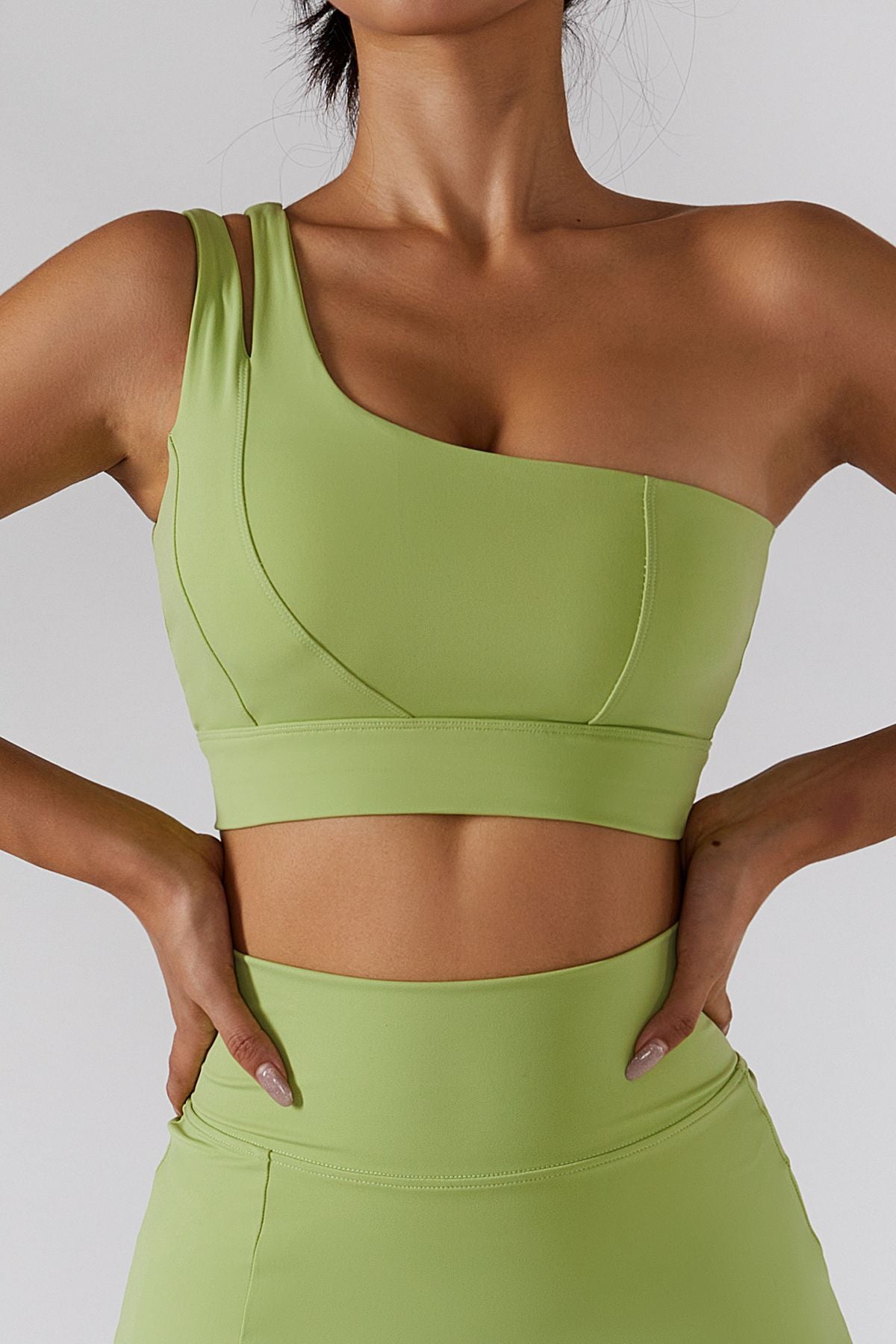 One Shoulder Sports Bra