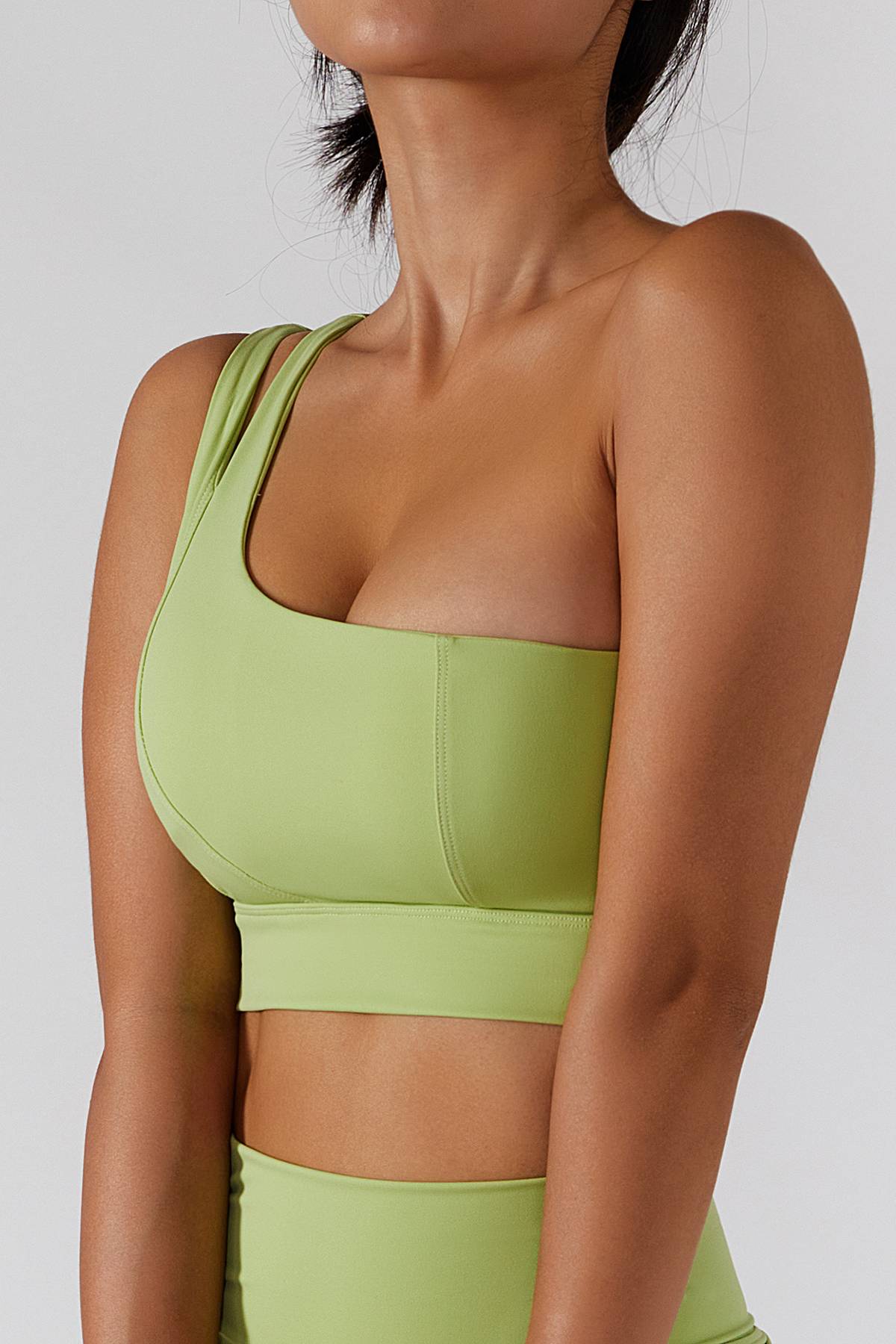 One Shoulder Sports Bra